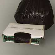 Flexsol black heavy flatpack can liners 45GAL |100 ea|