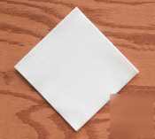 White linen-like beverage napkins - hof-46115 - 46115