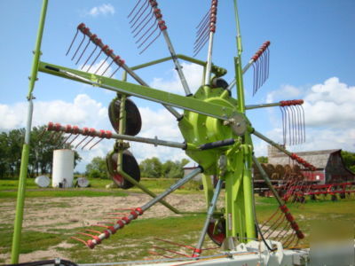 Claas 1550 twin rake hay johndeere caseih cat