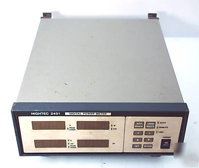 Digital power meter hightech 2401 v w a pf used 