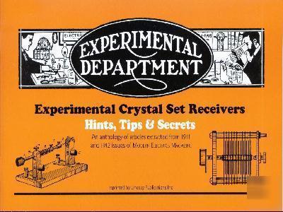 Experimental crystal set receivers - how to book