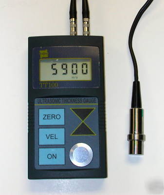 Handheld ultrasonic thickness gauge meter time TT100