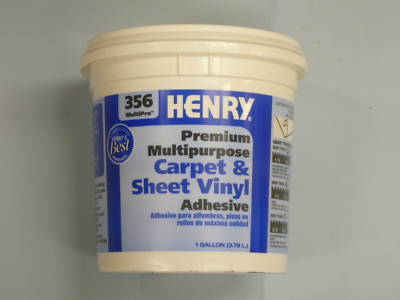Henry 356 carpet & vinyl adhesive 1GAL 081833356403