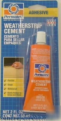 Permatex weatherstrip cement 2 floz tube 80328 1 pack