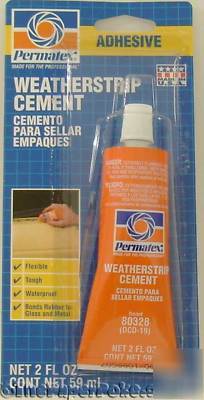 Permatex weatherstrip cement 2 floz tube 80328 1 pack