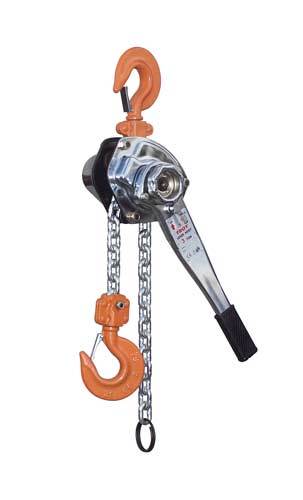 Troy pro chrome lever chain come along & hoist 3 ton