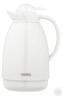 Thermos 34 oz easy pour white carafe - free shipping 