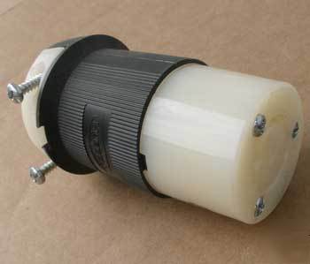 New hubbell HBL2323 20A 250V twist-lock connector body