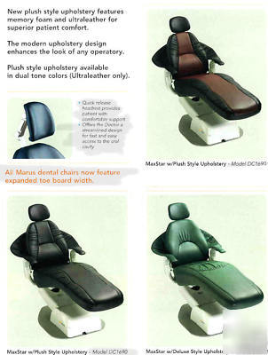 New * * marus dental chair replacement upholstery 87R132