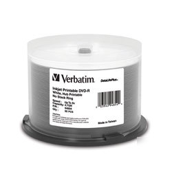 New verbatim datalifeplus 8X dvd-r media 94854