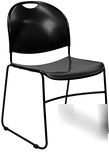 Stackable chairs, many styles, quality (plastic fabric)