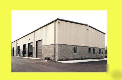 Steel prefab commercial metal machine shop building