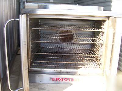  blogett convection oven 3 phase used daily 2 door