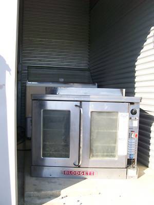  blogett convection oven 3 phase used daily 2 door