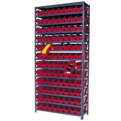 Storage bins pick rack commercial - 96 compartment