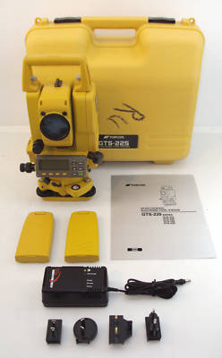 Topcon gts-225 total station, surveying, stakeout