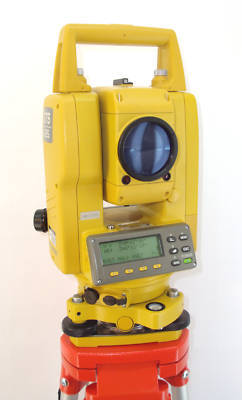 Topcon gts-225 total station, surveying, stakeout