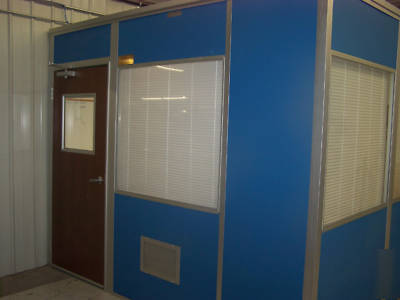 10'X10' porta-king building systems interior office 