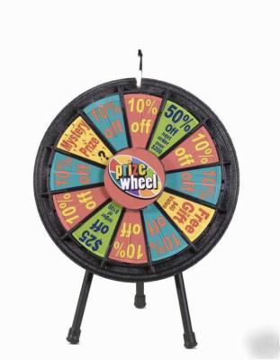 Black mini prize roulette wheel 12-slots