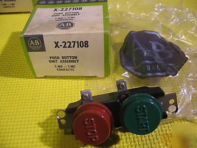 Allen bradley x-227108 pushbutton assy 800 series nos