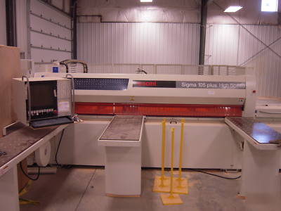 2003 scmi sigma 105 plus, high speed cnc beam saw