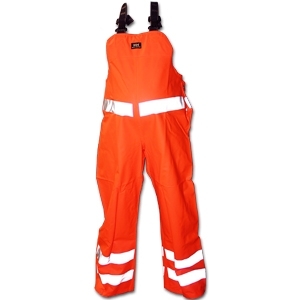 Helly hansen 70402 orange security bibs overalls m