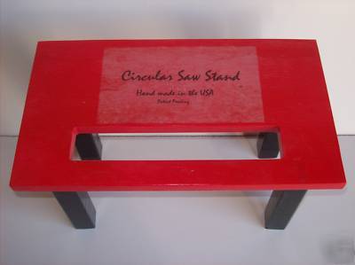 New circular saw stand provides safety and protection 