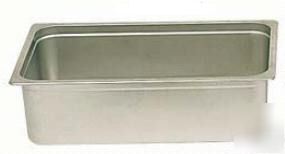 New stainless steel steam table food pan full size 6