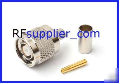 Rp tnc male connector for RG58 LMR195