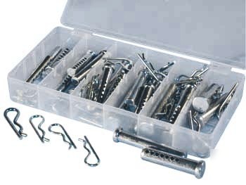 Universal clevis assortment tiller tine 56PCS