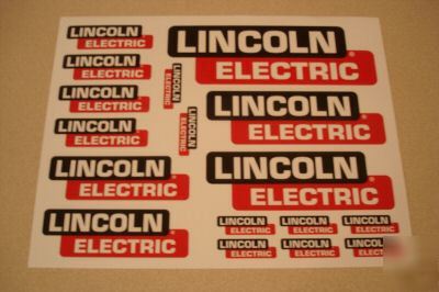 17 ~ lincoln electric welder decals