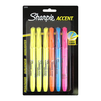 New 36 sharpie accent highlighters assorted ink 