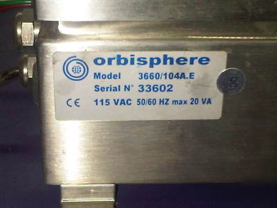 Orbisphere 3660 O2 controller oxygen analyzer