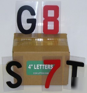 Sign letters 4 inch flex set 4 changeable signs 272 ct.