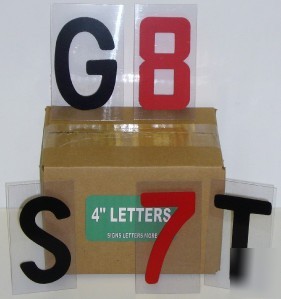 Sign letters 4 inch flex set 4 changeable signs 272 ct.