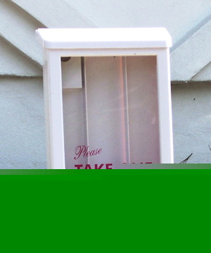 Take one yard box and sign stand (10 pack combo)