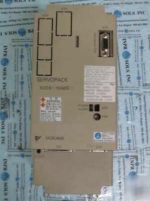 Yaskawa servopack sgdb-15ADG ac servo drive 1.3 kw 