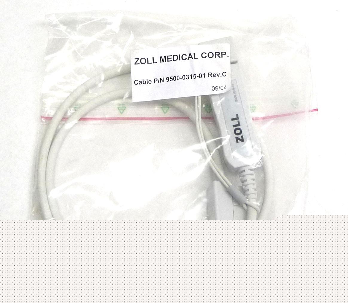 Zoll medical v-pak patient ecg/ekg cable 9500-0315-01