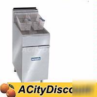 Imperial gas 50LB commercial deep fat fryer ifs-50-op