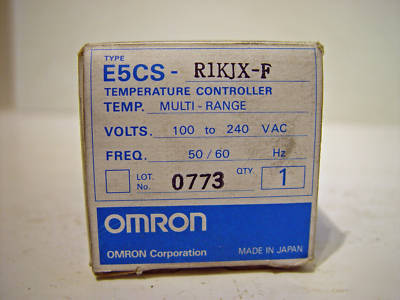 New omron temperature control thermocouple input ( )
