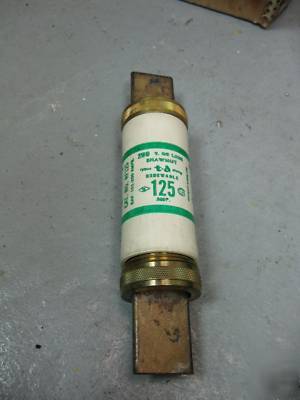 New two shawmut RF125 125A renewable fuses w/ 28 links