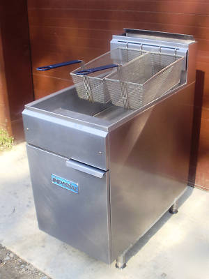 2007 imperial 75 lb nat gas fryer ifs-75 very nice 