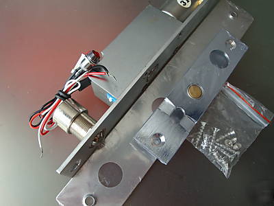 Electric drop bolt deadbolt lock