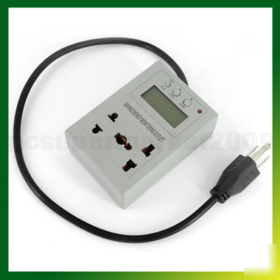 Energy saving monitor power outlet controller #610