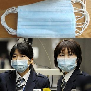 New 50 respirator 3 layer non-woven earloop face mask 