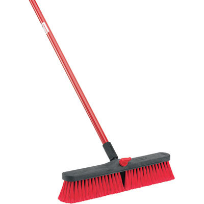 New libman 18IN multi-surface push broom - 