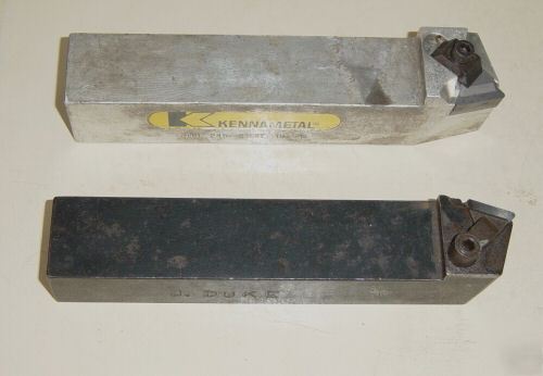 Two kennametal heavy duty turning tool holders 