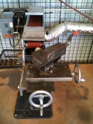 Abrasive belt notcher almi 100 b