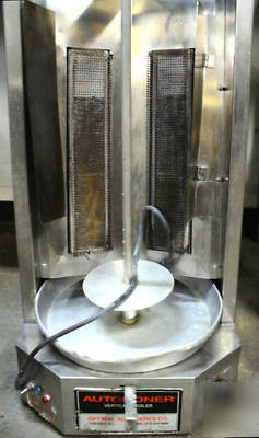 Auto-doner vertical rotisserie/broiler