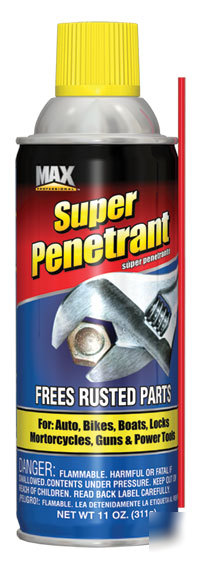 Max professionalâ„¢ super penetrant 11 oz. can / case 12